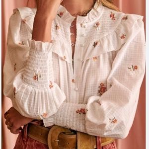 Sezane Donna Chemise Blouse ~ New WO Tags